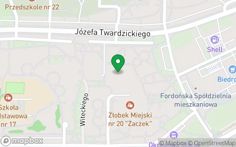Lokalizacja: Przedszkole Niepubliczne "Pod Akacjami" w Bydgoszczy