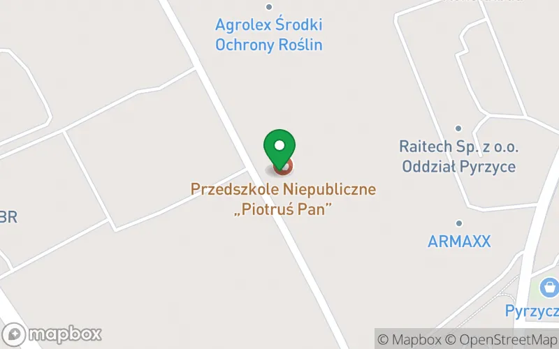 Lokalizacja: Przedszkole Niepubliczne "Piotruś Pan" w Pyrzycach