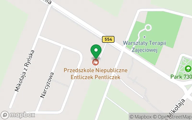 Lokalizacja: Niepubliczne Przedszkole Entliczek Pentliczek