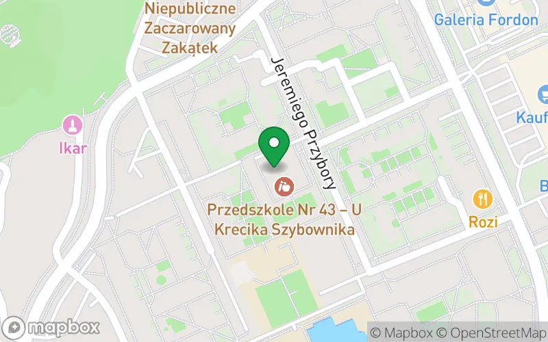 Lokalizacja: Przedszkole nr 43 "U Krecika Szybownika"