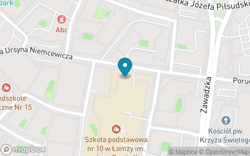 Lokalizacja: Szkoła Podstawowa nr 10 im. Jana Pawła II w Łomży