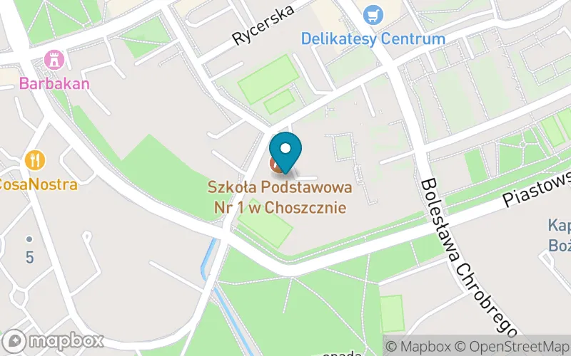 Lokalizacja: Szkoła Podstawowa nr 1 im. Wojska Polskiego w Choszcznie