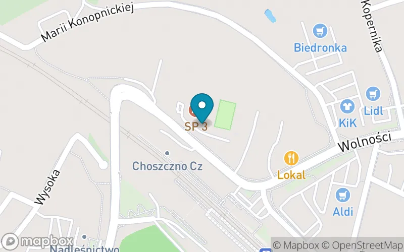 Lokalizacja: Szkoła Podstawowa nr 3 w Choszcznie
