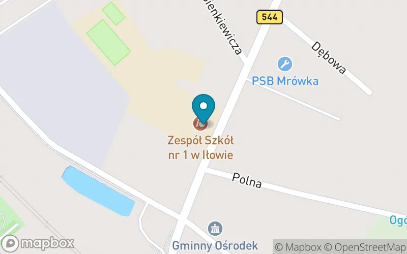Lokalizacja: Szkoła Podstawowa im. Mikołaja Kopernika w Iłowie - Osadzie