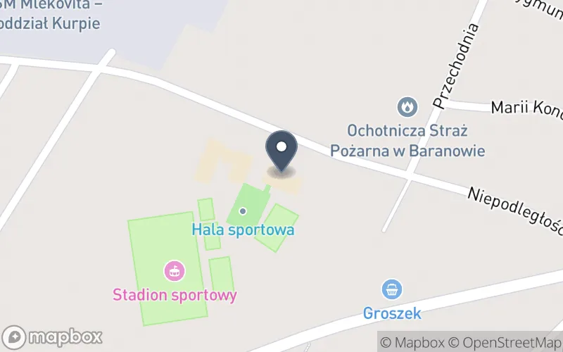Lokalizacja: Zespół Szkół Powiatowych w Baranowie