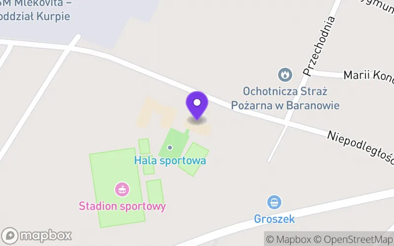 Lokalizacja: Liceum Ogólnokształcące w Baranowie