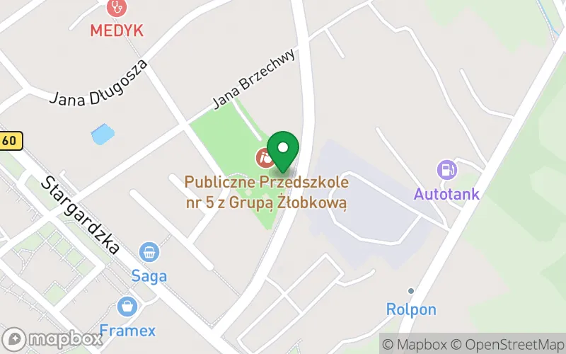 Lokalizacja: Publiczne Przedszkole nr 5 w Choszcznie