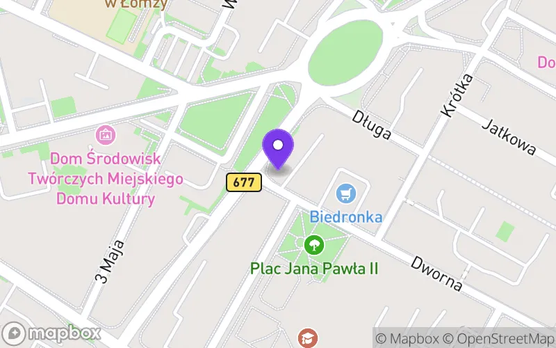 Lokalizacja: Liceum Ogólnokształcące dla Dorosłych "Żak" w Łomży