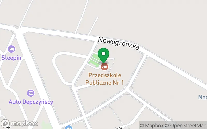Lokalizacja: Przedszkole Publiczne nr 1 w Łomży