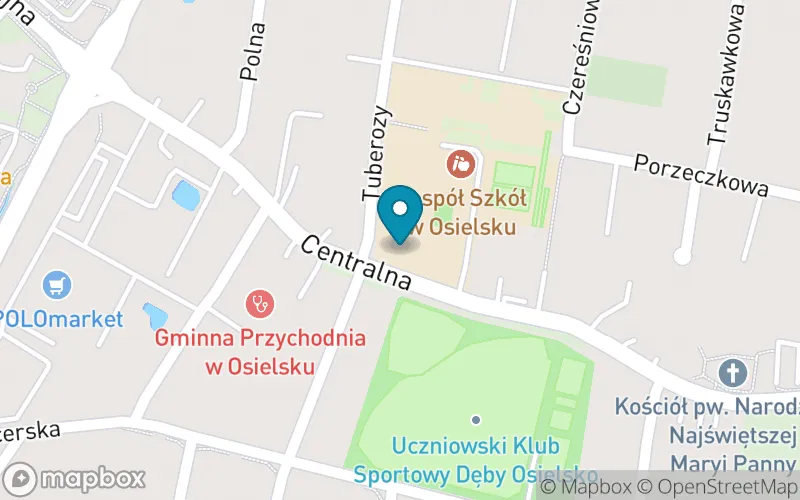 Lokalizacja: Szkoła Podstawowa im. Polskich Olimpijczyków w Osielsku