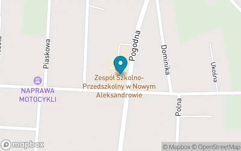 Lokalizacja: Szkoła Podstawowa w Nowym Aleksandrowie