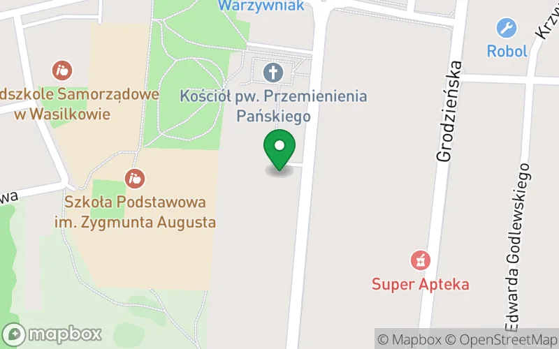 Lokalizacja: Publiczne Przedszkole "Tekakwita" w Wasilkowie