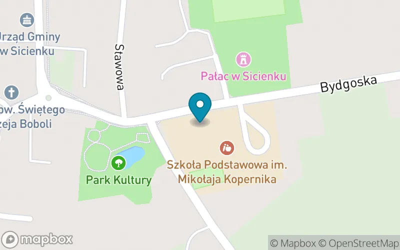 Lokalizacja: Szkoła Podstawowa im. Mikołaja Kopernika w Sicienku