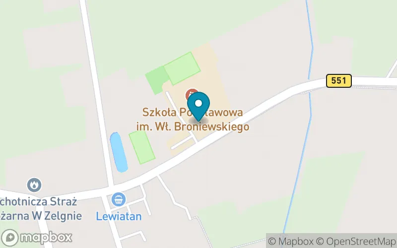 Lokalizacja: Szkoła Podstawowa im. Wł. Broniewskiego w Zelgnie