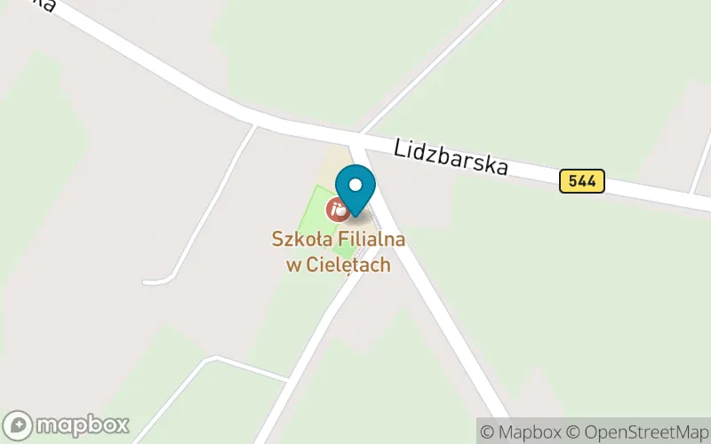 Lokalizacja: Szkoła Filialna w Cielętach