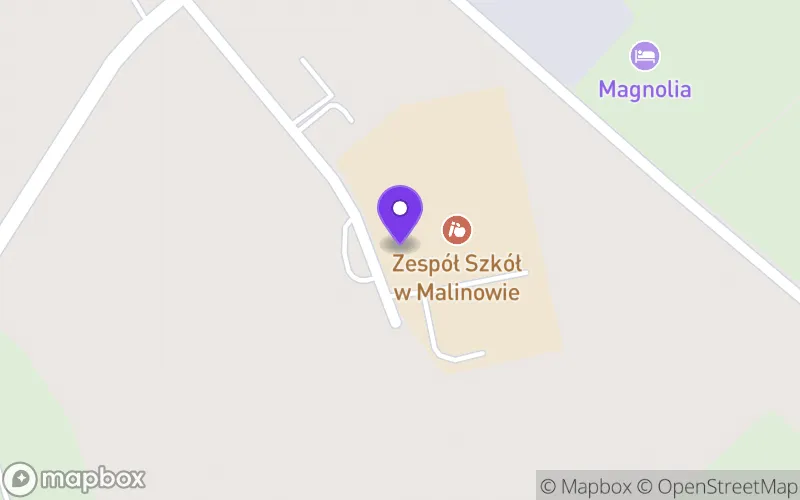 Lokalizacja: Branżowa Szkoła I Stopnia w Malinowie