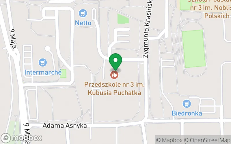 Lokalizacja: Przedszkole nr 3 im. Kubusia Puchatka w Gryfinie