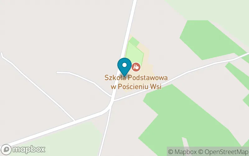 Lokalizacja: Publiczna Szkoła Podstawowa w Pościeniu Wsi