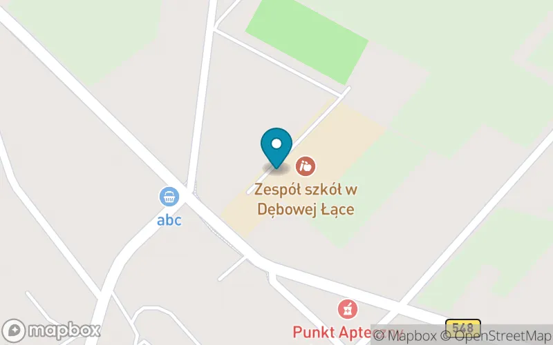 Lokalizacja: Szkoła Podstawowa w Dębowej Łące