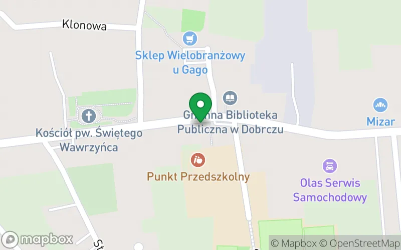 Lokalizacja: Przedszkole Samorządowe nr 2 Dobrczu