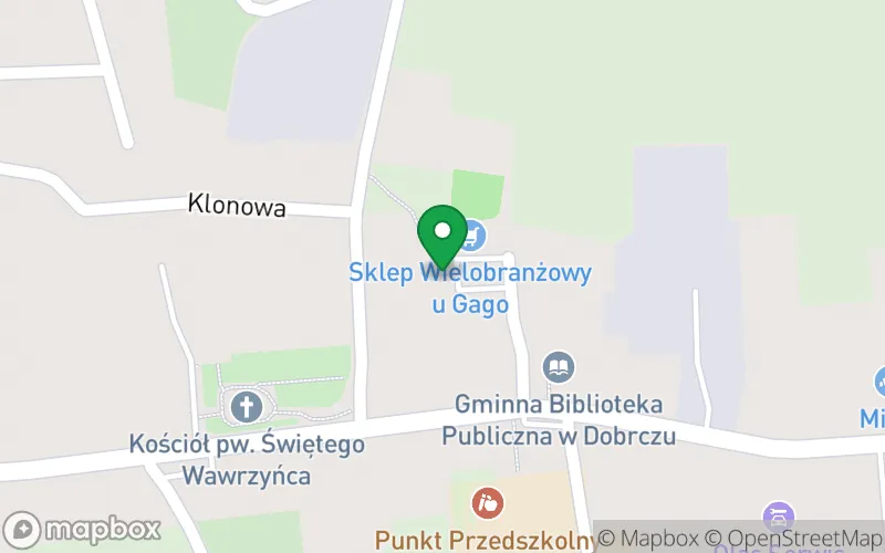Lokalizacja: Przedszkole Niepubliczne w Dobrczu Katarzyna Echaust, Piotr Echaust
