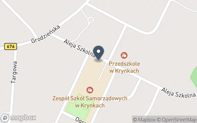 Lokalizacja: Zespół Szkół Samorządowych w Krynkach