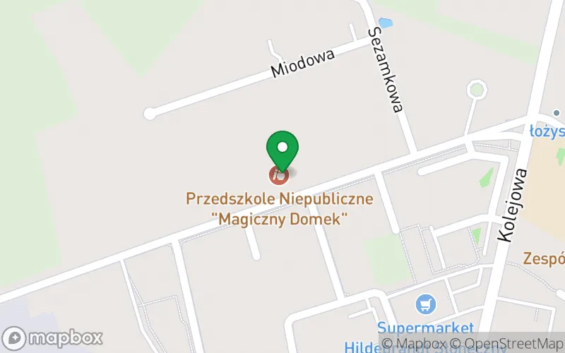 Lokalizacja: Przedszkole Niepubliczne "Magiczny Domek" Dorota Grabowska