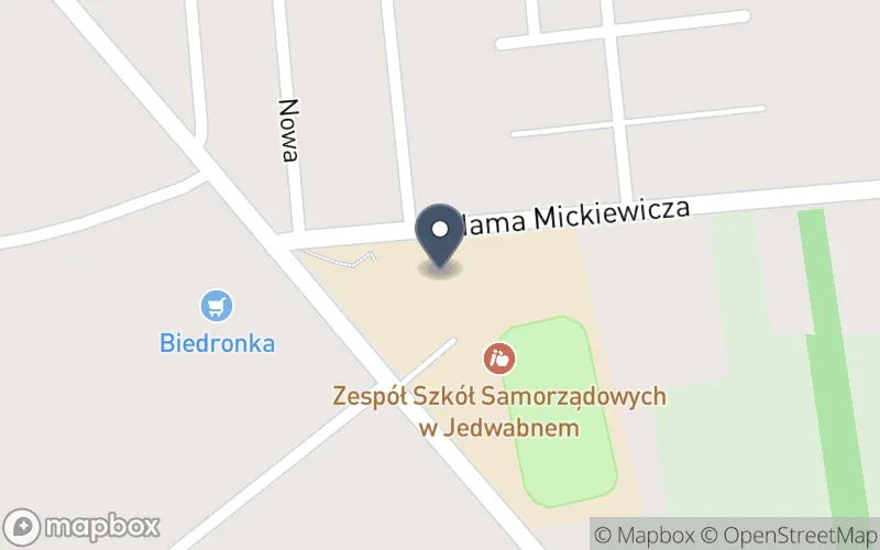 Lokalizacja: Zespół Szkół Samorządowych w Jedwabnem