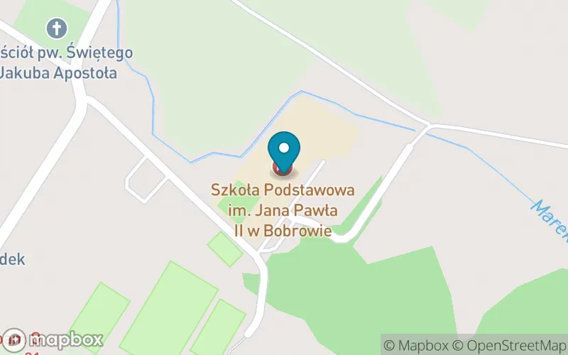 Lokalizacja: Szkoła Podstawowa im. Jana Pawła II w Bobrowie