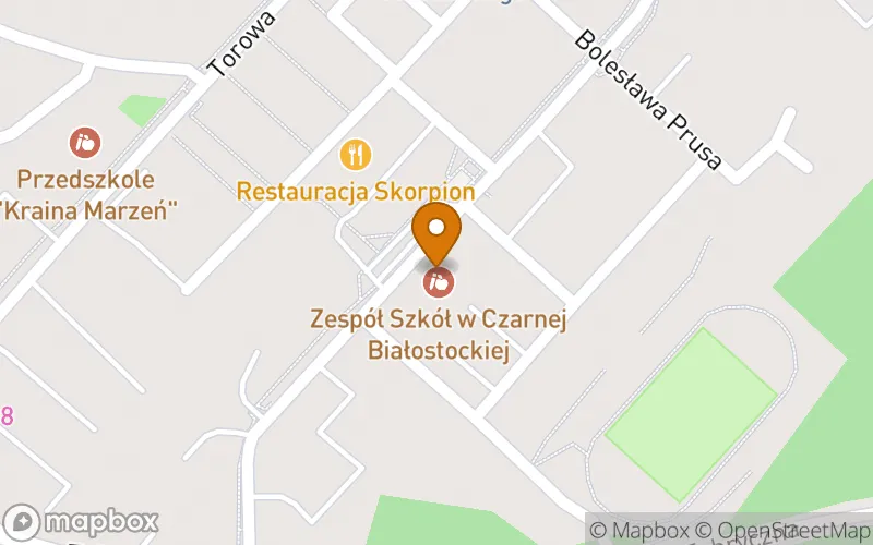 Lokalizacja: Szkoła Policealna w Czarnej Białostockiej