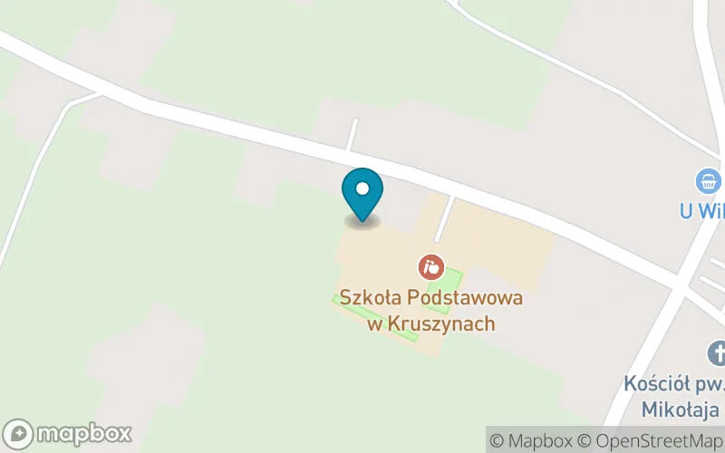Lokalizacja: Szkoła Podstawowa w Kruszynach