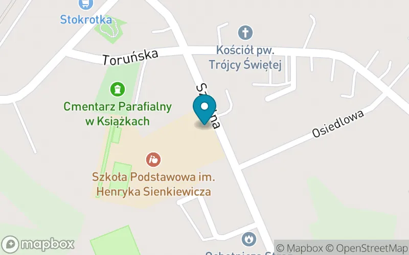 Lokalizacja: Szkoła Podstawowa im. Henryka Sienkiewicza w Książkach