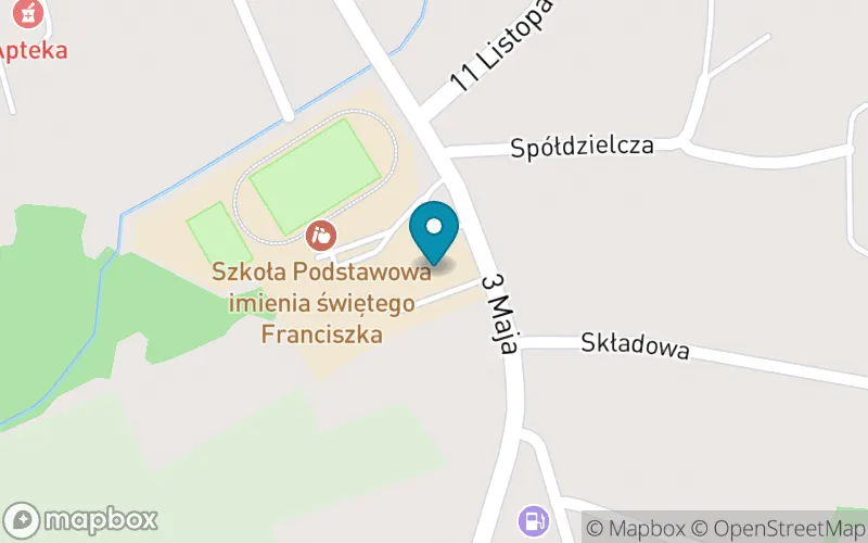 Lokalizacja: Szkoła Podstawowa im. Św. Franciszka w Trzciannem