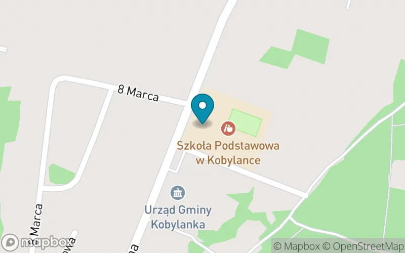 Lokalizacja: Szkoła Podstawowa im. Józefa Mozolewskiego w Kobylance