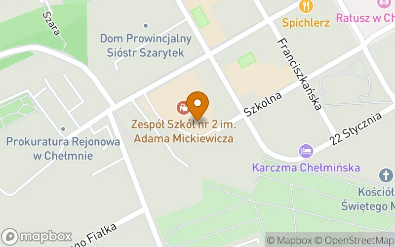 Lokalizacja: Policealne Studium Zawodowe w Chełmnie