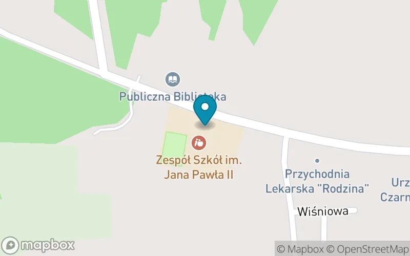 Lokalizacja: Publiczna Szkoła Podstawowa im. Jana Pawła II w Czarni
