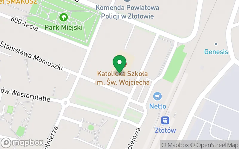 Lokalizacja: Katolickie Przedszkole im. Św. Wojciecha w Złotowie