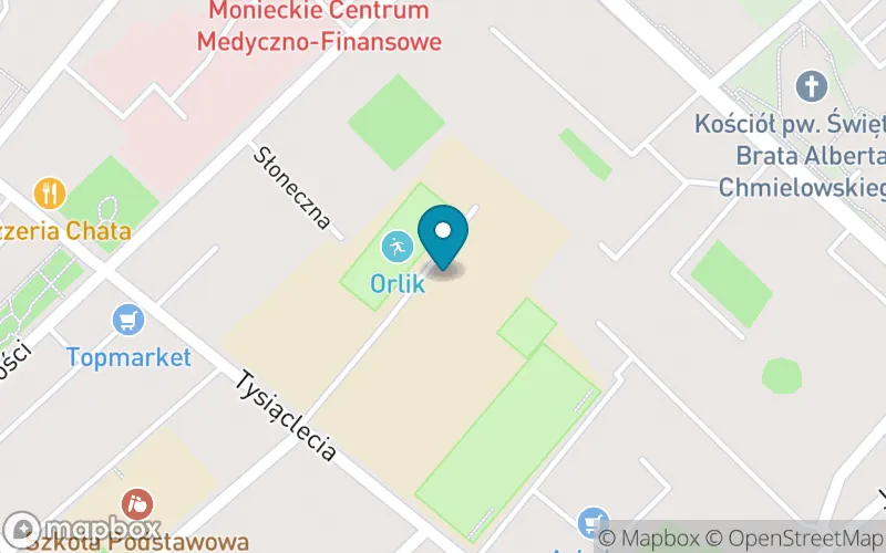 Lokalizacja: Szkoła Specjalna Przysposabiająca do Pracy w Mońkach