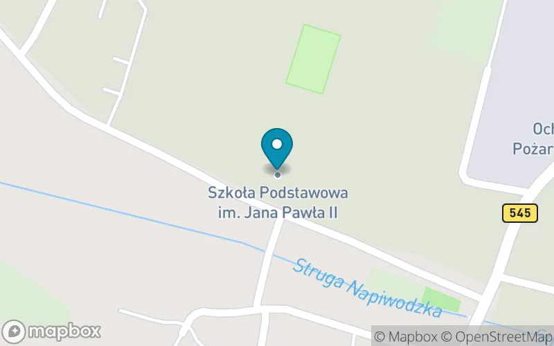 Lokalizacja: Szkoła Podstawowa im. Jana Pawła II w Napiwodzie