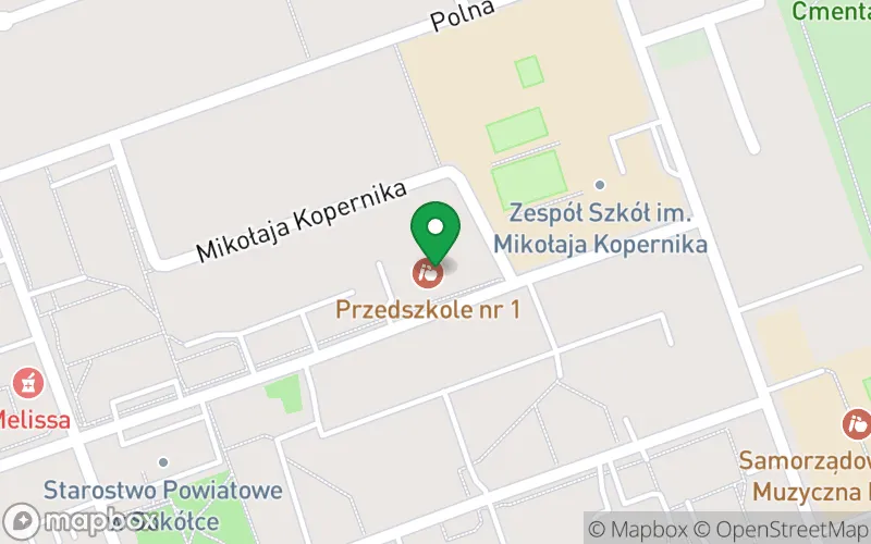Lokalizacja: Przedszkole nr 1 w Sokółce