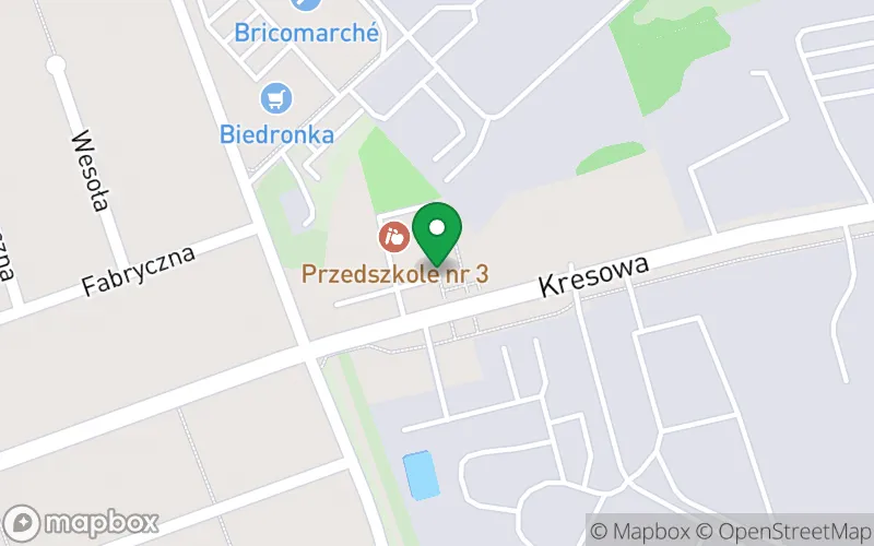 Lokalizacja: Przedszkole nr 3 w Sokółce