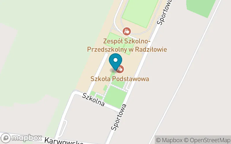 Lokalizacja: Szkoła Podstawowa w Radziłowie