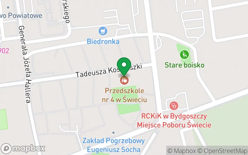 Lokalizacja: Przedszkole nr 4 w Świeciu