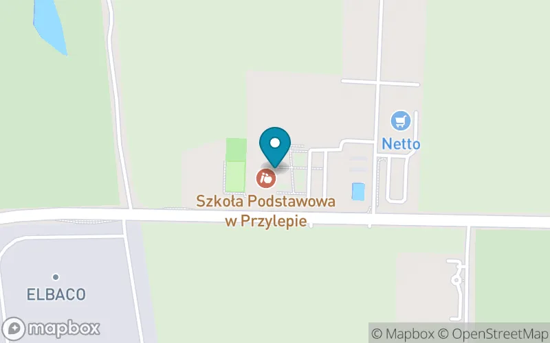 Lokalizacja: Szkoła Podstawowa w Przylepie