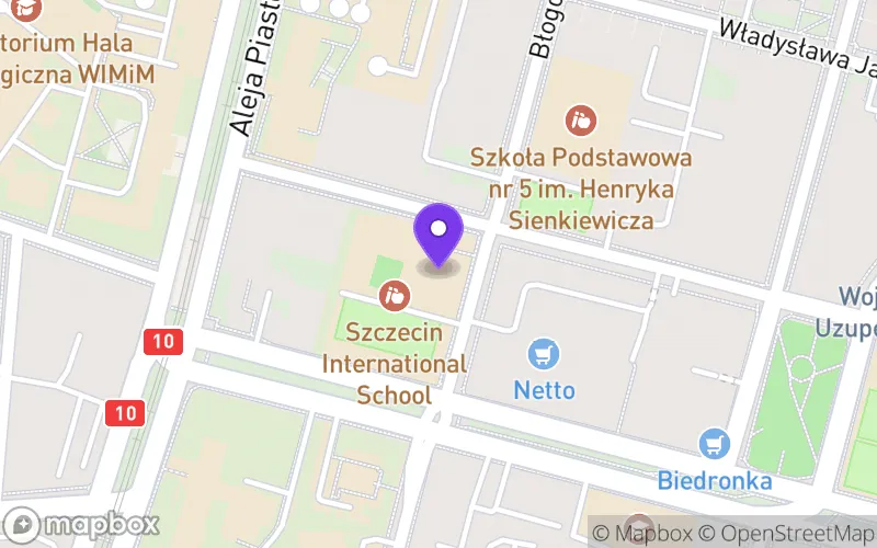 Lokalizacja: Szczecin International School - Liceum Ogólnokształcące