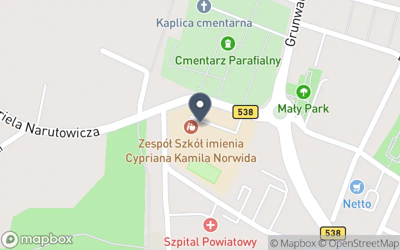 Lokalizacja: Zespół Szkół Imienia Cypriana Kamila Norwida