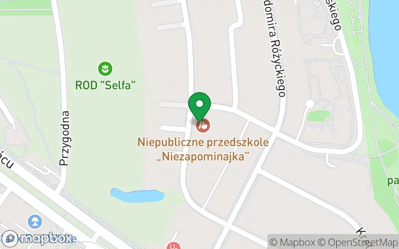 Lokalizacja: Niepubliczne Przedszkole "Niezapominajka" w Szczecinie