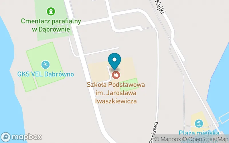 Lokalizacja: Publiczna Szkoła Podstawowa im. Jarosława Iwaszkiewicza w Dąbrównie
