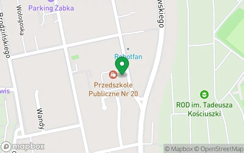 Lokalizacja: Przedszkole Publiczne nr 20