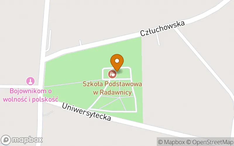 Lokalizacja: Szkoła Policealna nr 2 w Radawnicy